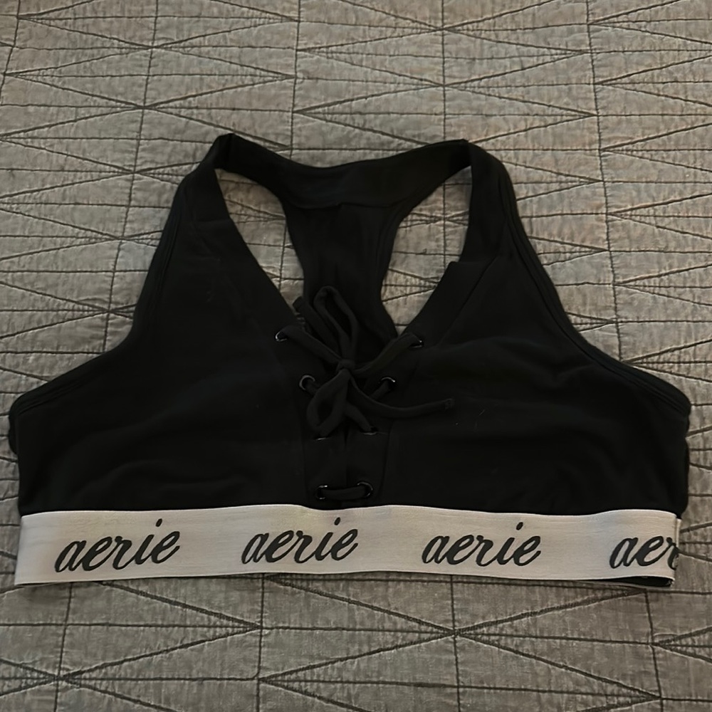 Aerie Black Sports Bralette